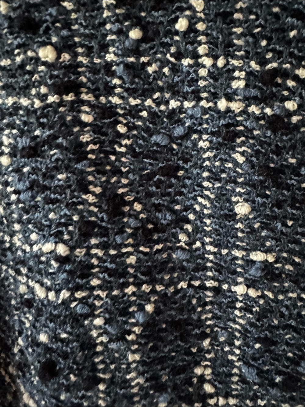 Christian Dior Blue Tweed Jacket with Black Trim ❤️ Beautiful - Picture 4 of 6